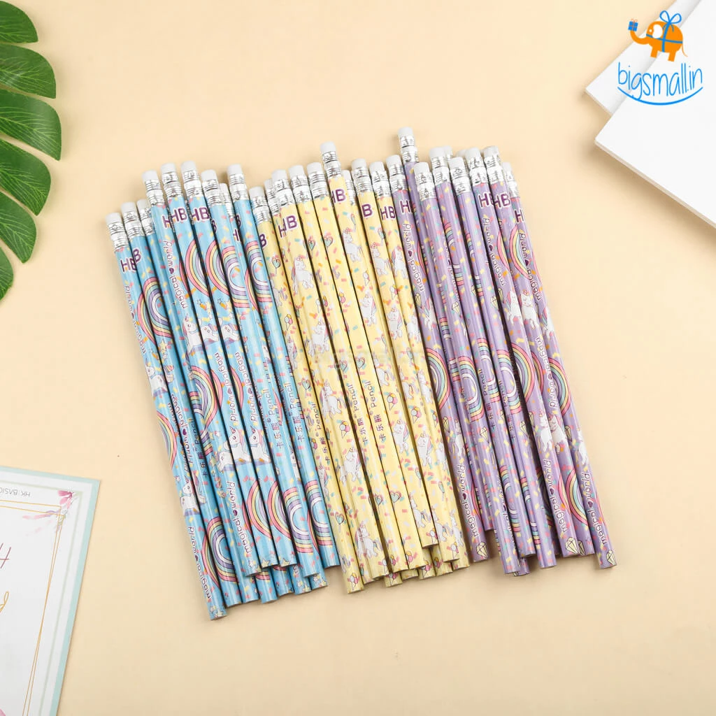 Bigsmall.in Unicorn Pencil - Set Of 12