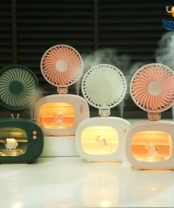 Bigsmall_hmk Portable TV Shaped Humidifier With Fan