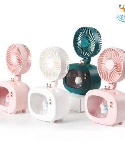 Bigsmall_hmk Portable TV Shaped Humidifier With Fan