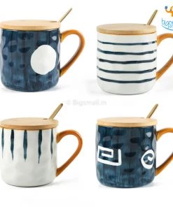 Bigsmall_hmk Shibori Printed Ceramic Mug All Of It