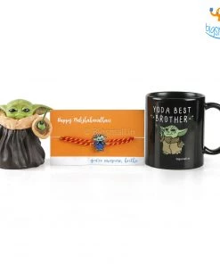 Bigsmall Baby Yoda Rakhi Gift Set - 3 Pcs