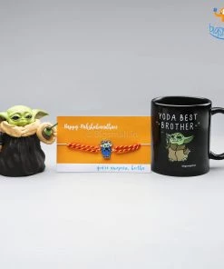 Bigsmall Baby Yoda Rakhi Gift Set - 3 Pcs