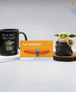 Bigsmall Baby Yoda Rakhi Gift Set - 3 Pcs