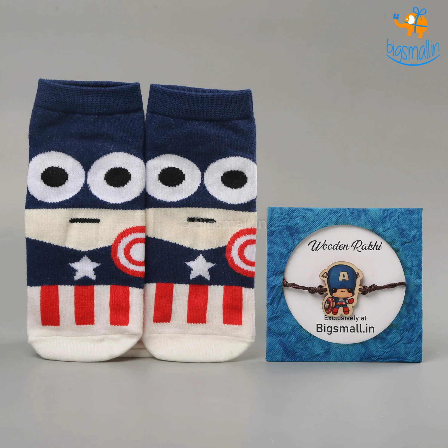 Bigsmall Captain America Rakhi Gift Set All Of It