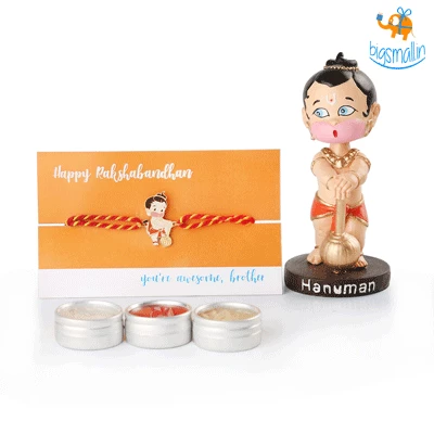 Bigsmall Little Hanuman Rakhi Gift Set All Of It