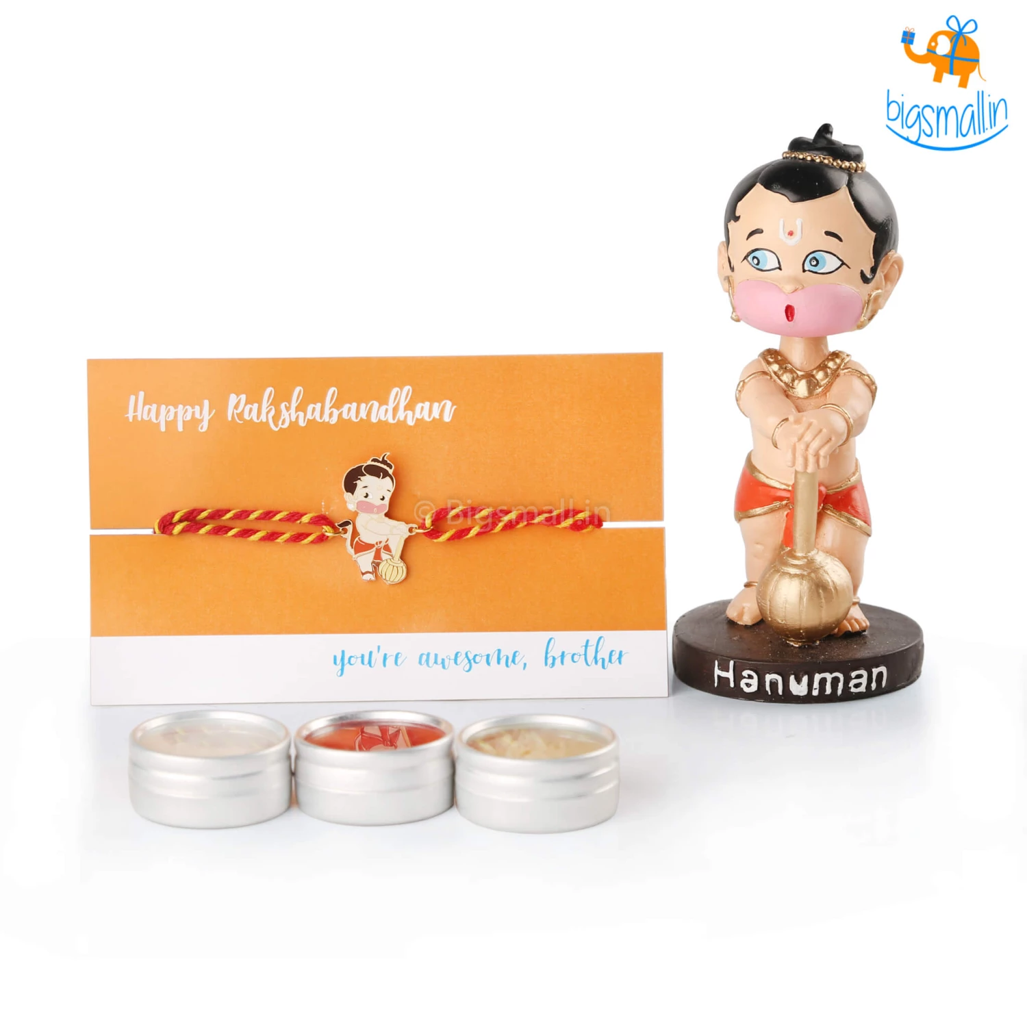 Bigsmall Little Hanuman Rakhi Gift Set All Of It