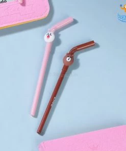 Bigsmall All Of It Coffee Spiral Diary With Straw Shaped Pen