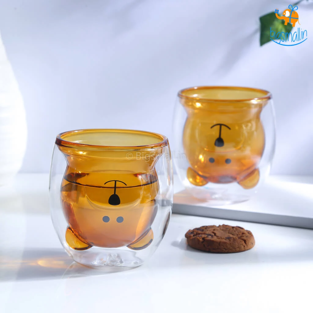 Bigsmall_hmk Bear Shaped Double Wall Glass All Of It