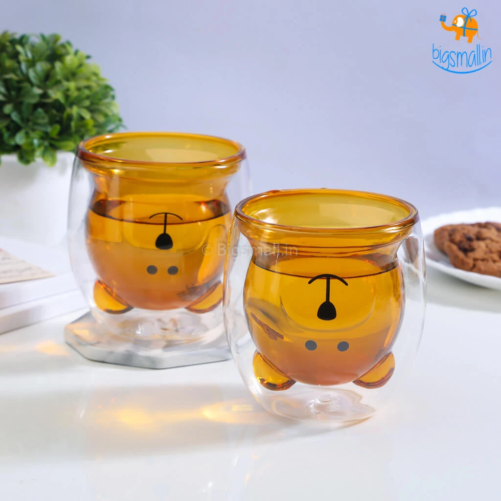 Bigsmall_hmk Bear Shaped Double Wall Glass All Of It