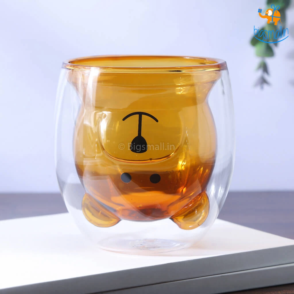 Bigsmall_hmk Bear Shaped Double Wall Glass All Of It
