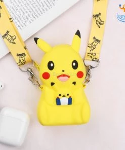 Bigsmall_hmk Pokémon Silicone Sling Pouch Bag