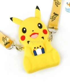Bigsmall_hmk Pokémon Silicone Sling Pouch Bag
