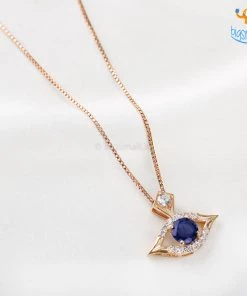 Ash Designs Evil Eye Pendant With Semi-Precious Stones