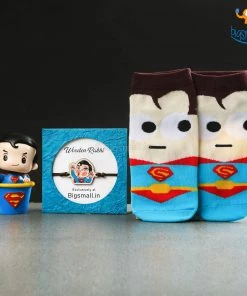 Bigsmall Superman Rakhi Gift Set