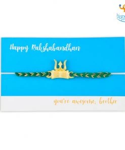 Bigsmall_piu Shiva Metallic Rakhi
