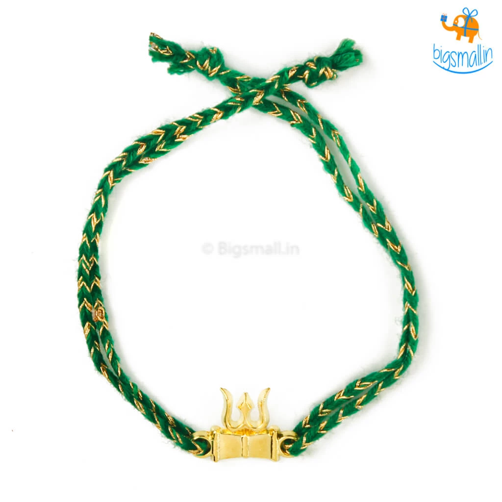 Bigsmall_piu Shiva Metallic Rakhi