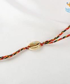 DesignWesign All Of It Evil Eye Conch Shell Rakhi