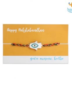 DesignWesign Hamsa Evil Eye Rakhi All Of It