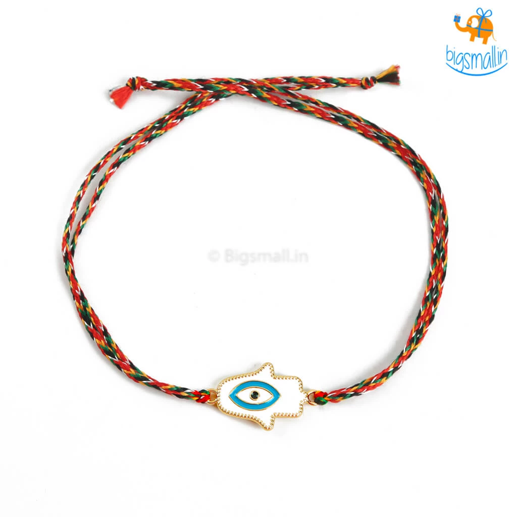 DesignWesign Hamsa Evil Eye Rakhi All Of It
