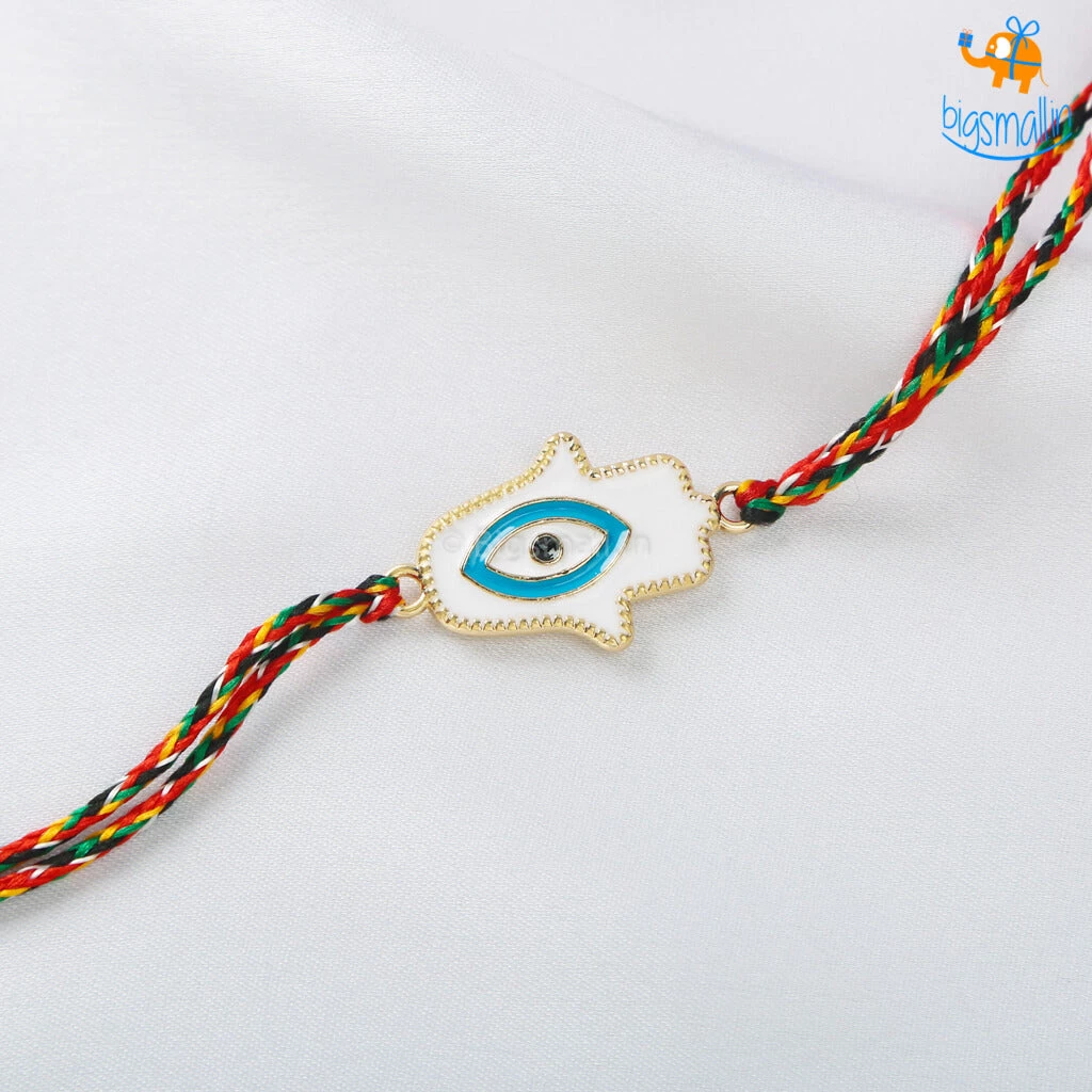 DesignWesign Hamsa Evil Eye Rakhi All Of It
