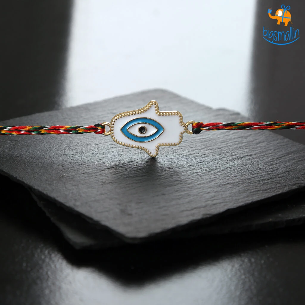 DesignWesign Hamsa Evil Eye Rakhi All Of It