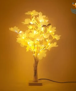 Bigsmall_hmk All Of It White Maple Leaf LED Lamp