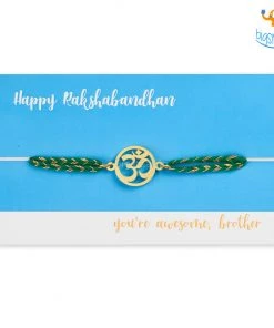 Bigsmall_piu Om Metallic 3D Rakhi All Of It