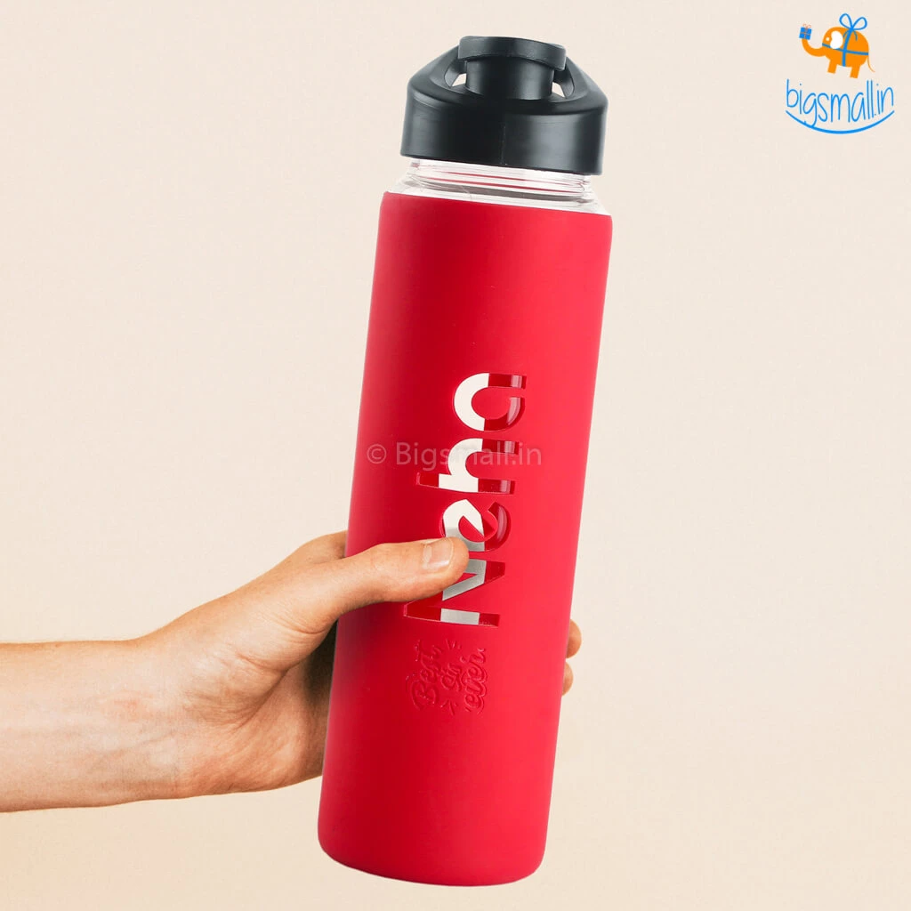 Myreon Personalized Rakhi Glass Bottle | COD Not Available