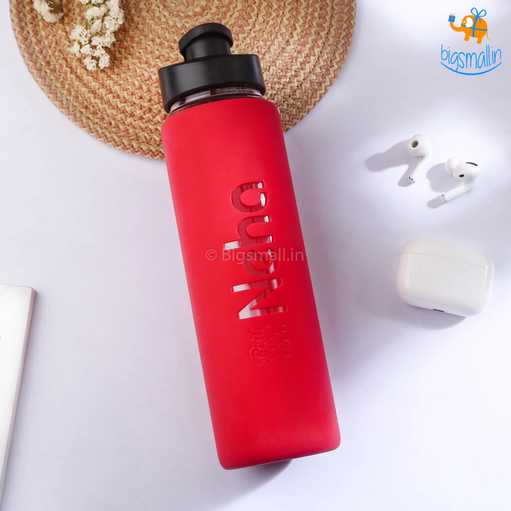 Myreon Personalized Rakhi Glass Bottle | COD Not Available