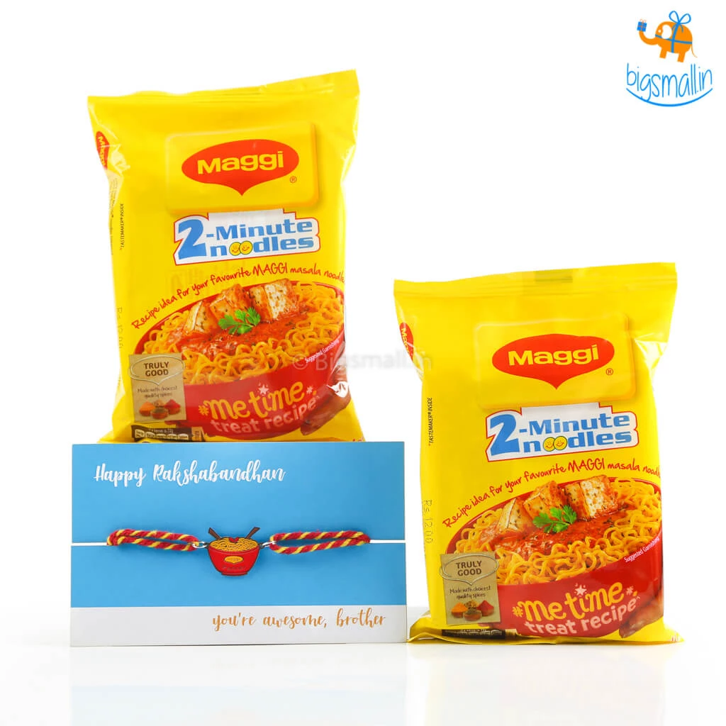Bigsmall.in Maggi Partner Rakhi Gift Set All Of It