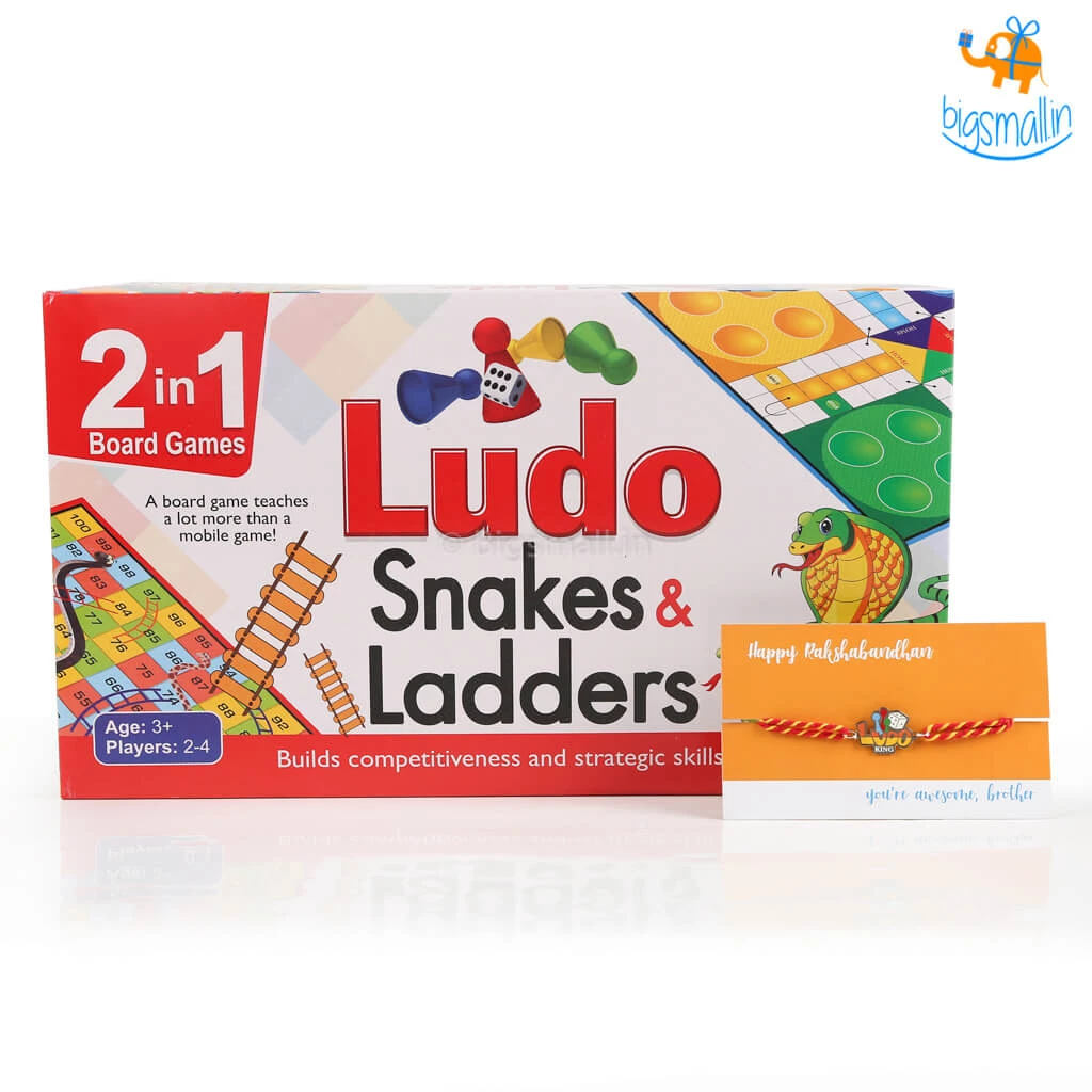 Bigsmall Ludo Rakhi Gift Set