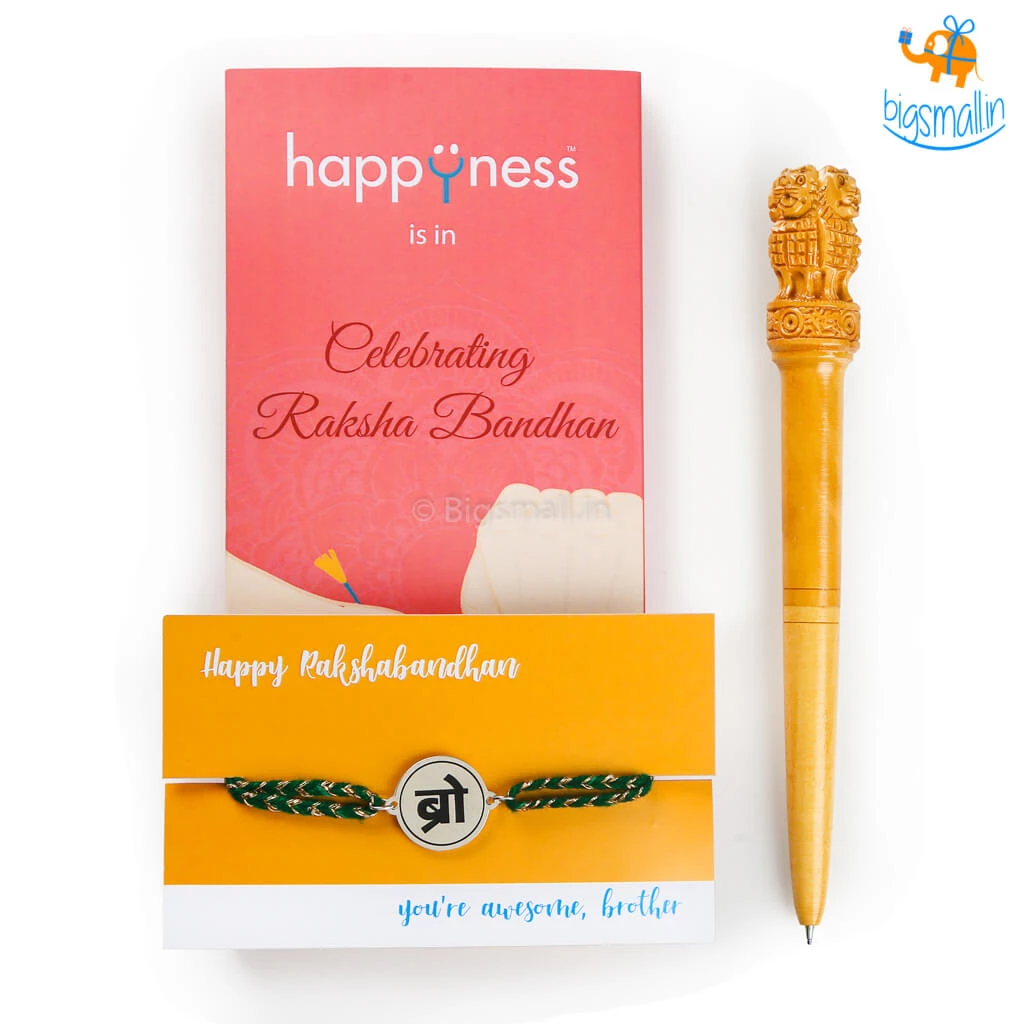Bigsmall Aspirant Bro Rakhi Gift Set