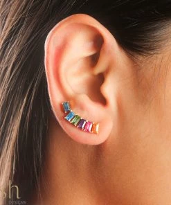 Ash Designs Cosmic Climber Multi-Stone Earrings Sale