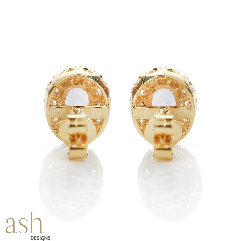 Ash Designs Cairo Amethyst Earrings