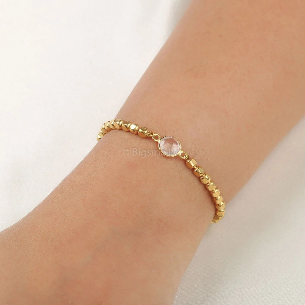 Ash Designs Semi-Precious Gemstone Knot Bracelet