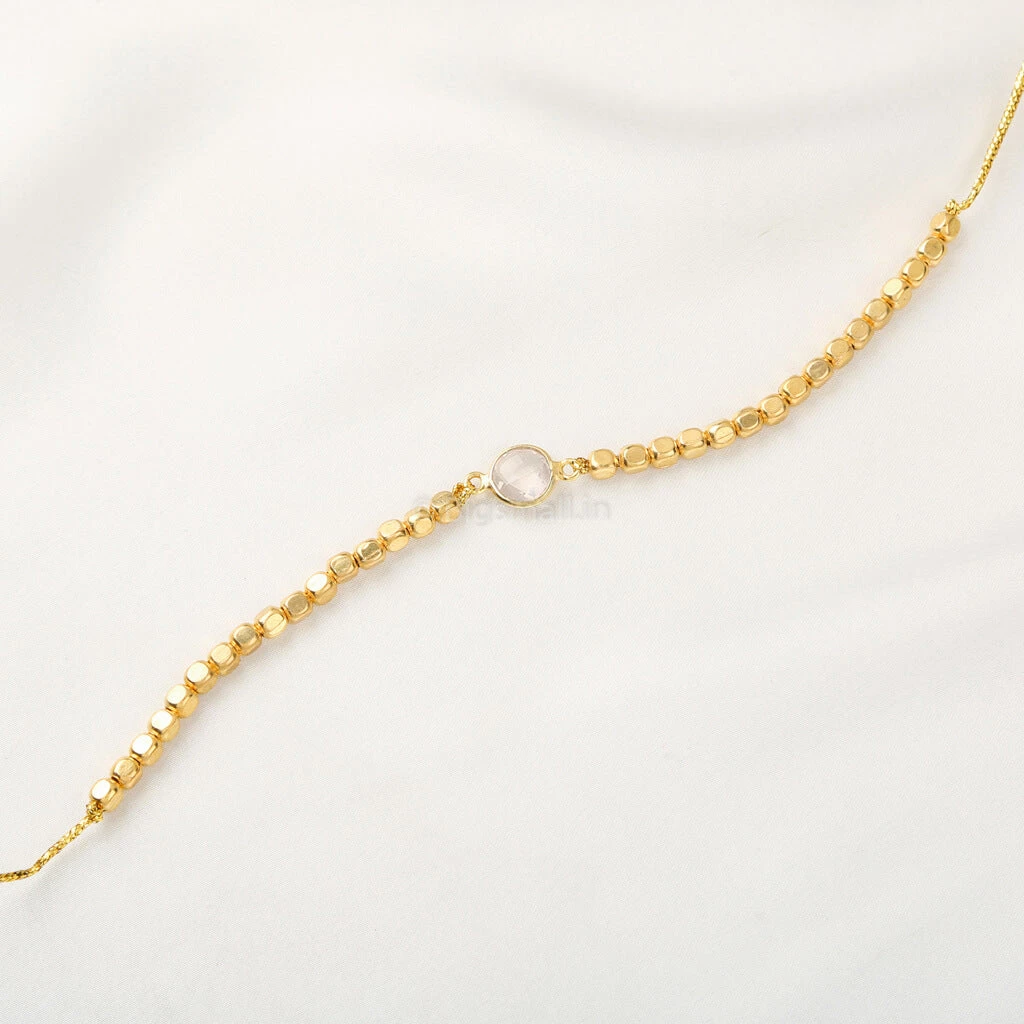 Ash Designs Semi-Precious Gemstone Knot Bracelet