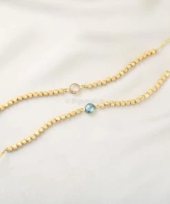 Ash Designs Semi-Precious Gemstone Knot Bracelet