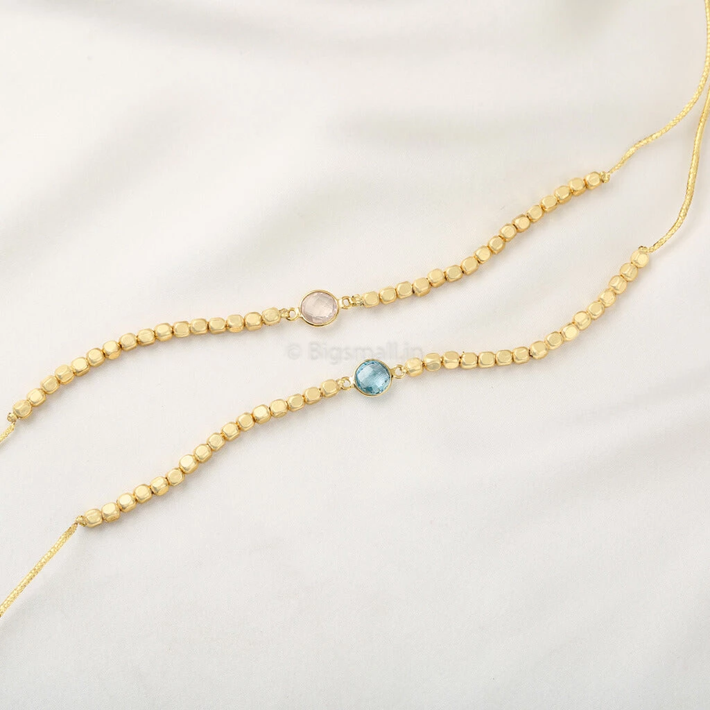 Ash Designs Semi-Precious Gemstone Knot Bracelet