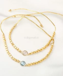 Ash Designs Semi-Precious Gemstone Knot Bracelet