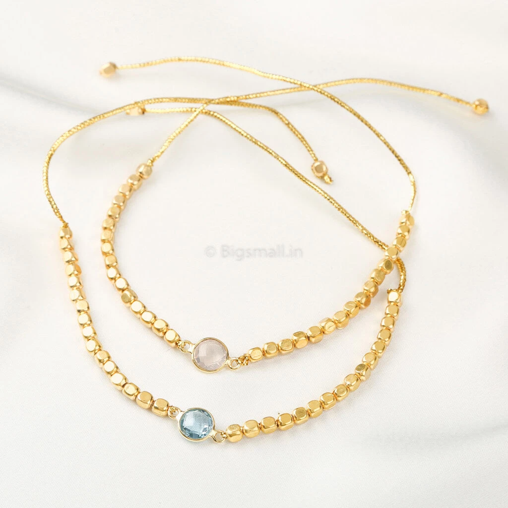 Ash Designs Semi-Precious Gemstone Knot Bracelet