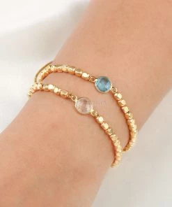 Ash Designs Semi-Precious Gemstone Knot Bracelet