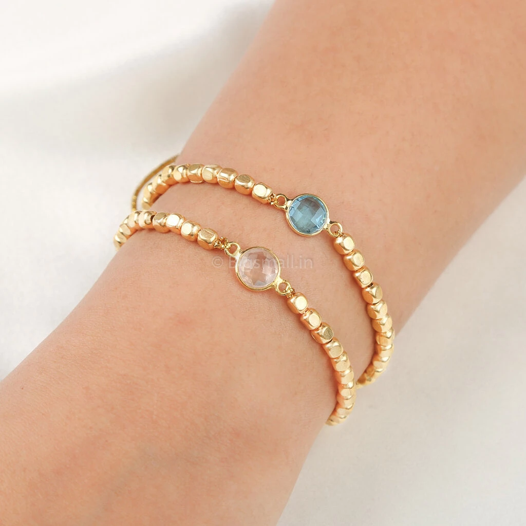 Ash Designs Semi-Precious Gemstone Knot Bracelet