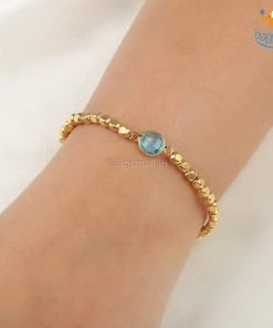 Ash Designs Semi-Precious Gemstone Knot Bracelet