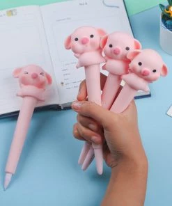 Bigsmall_hmk All Of It Piglet Topper Gel Pen - Set Of 2