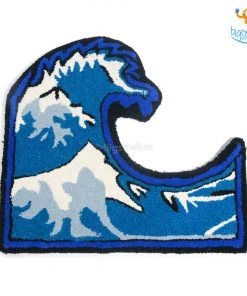Rug Imitiyaz Ocean Wave Patterned Rug