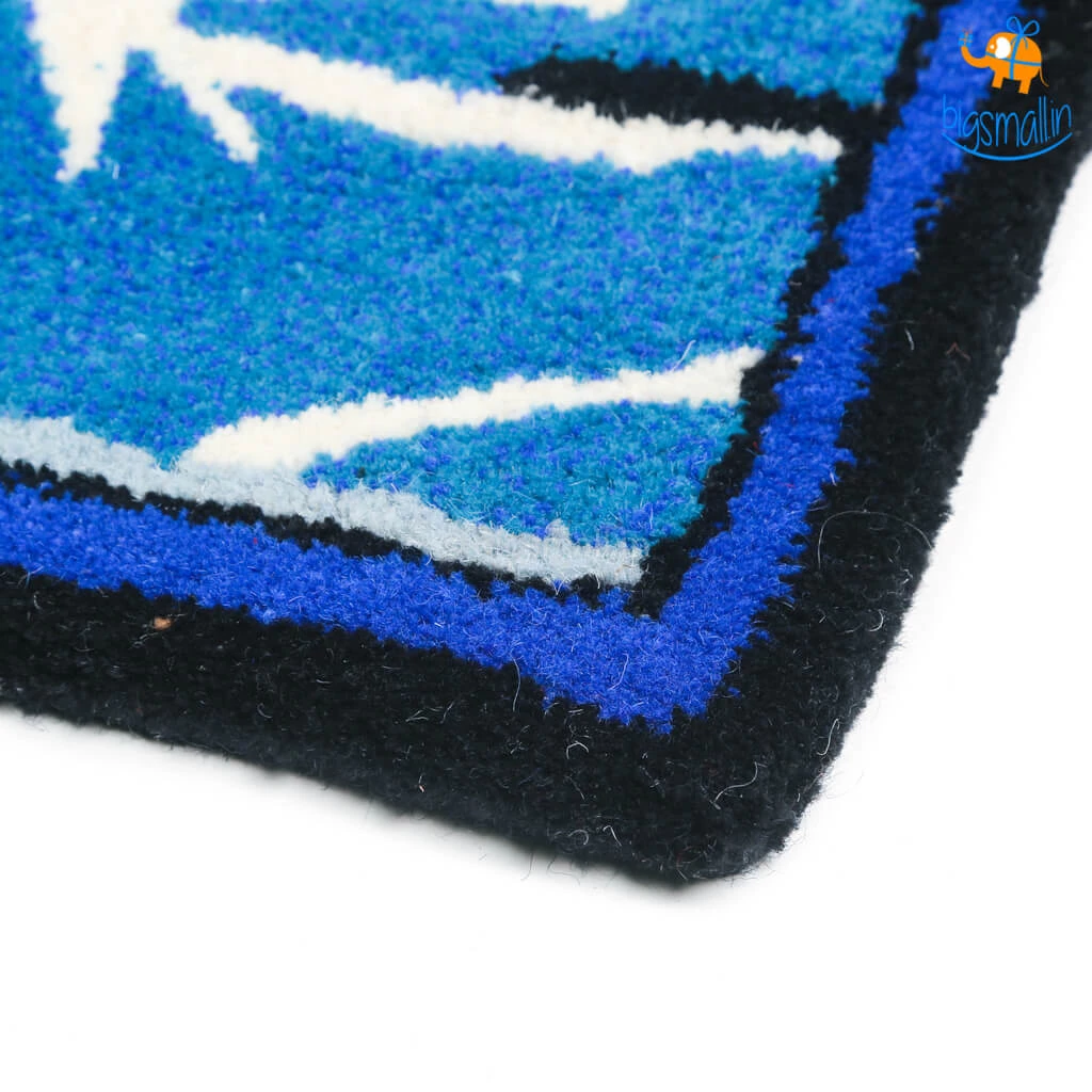 Rug Imitiyaz Ocean Wave Patterned Rug