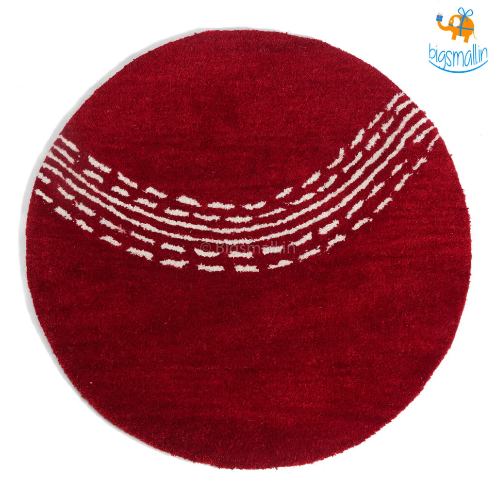Rug Imitiyaz Cricket Ball Round Rug