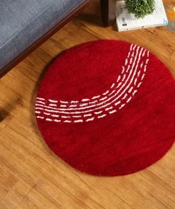 Rug Imitiyaz Cricket Ball Round Rug