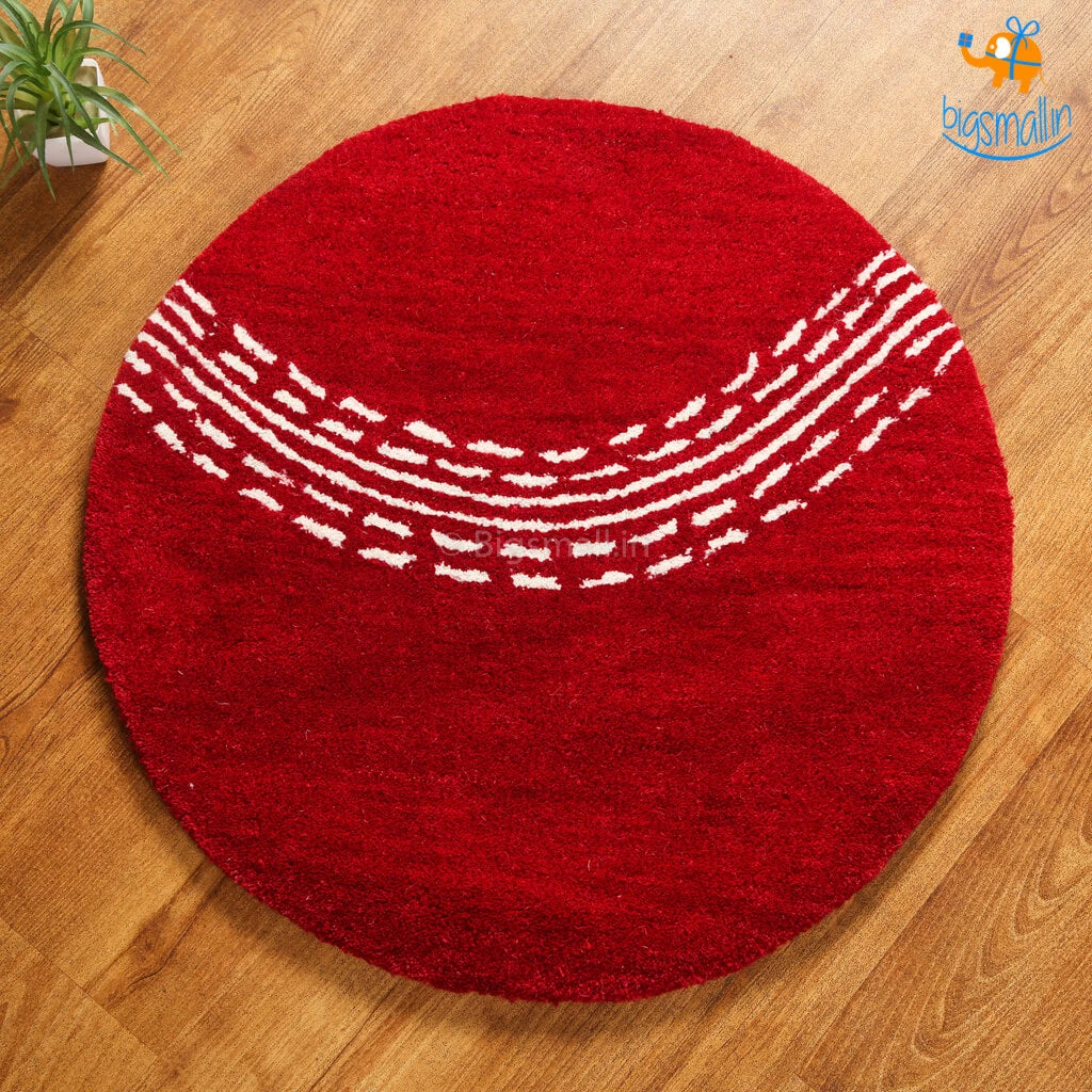 Rug Imitiyaz Cricket Ball Round Rug