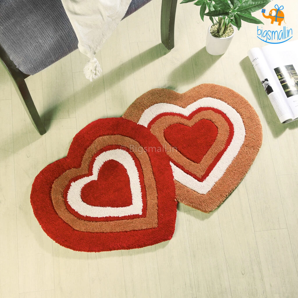 Rug Imitiyaz Double Heart Shaped Rug All Of It